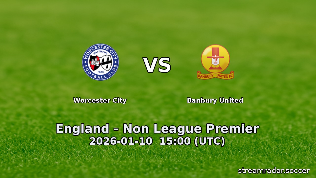 Worcester City vs Banbury United