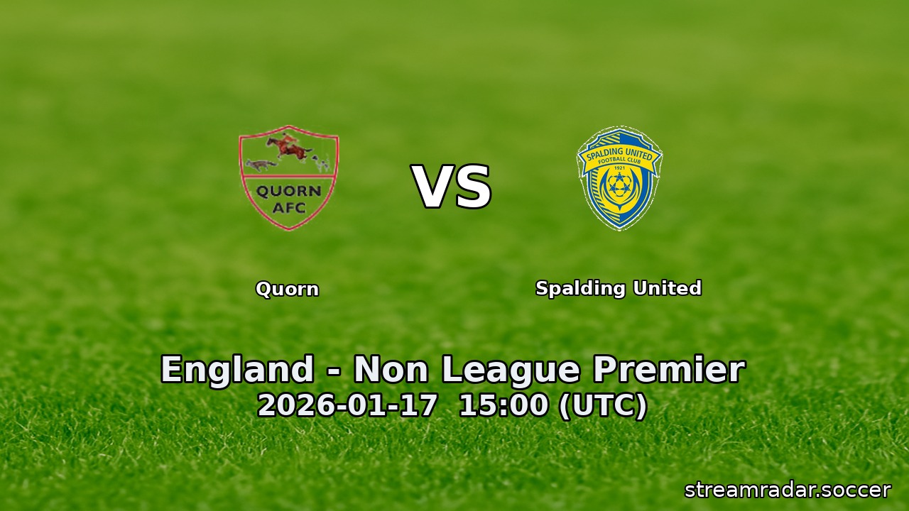 Quorn vs Spalding United