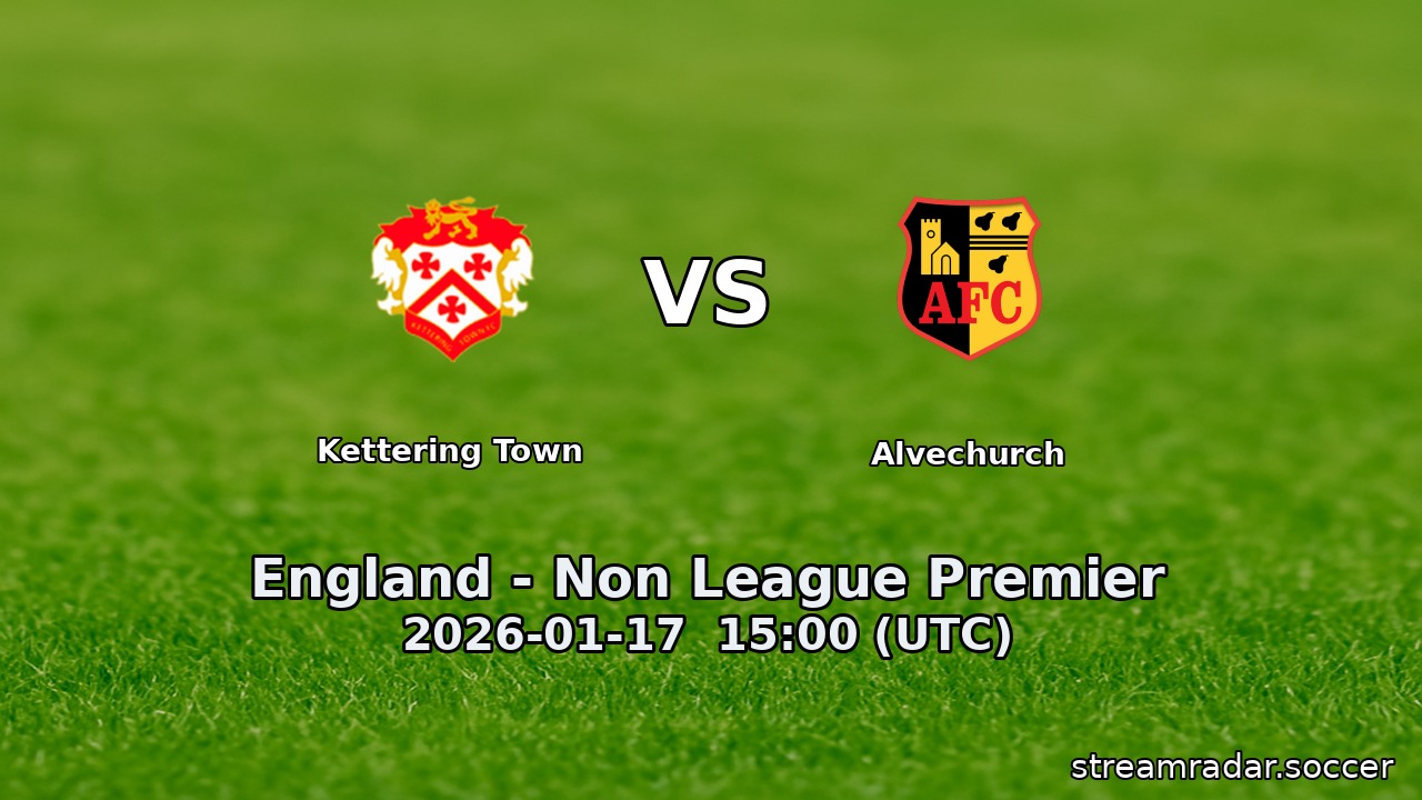 Kettering Town vs Alvechurch