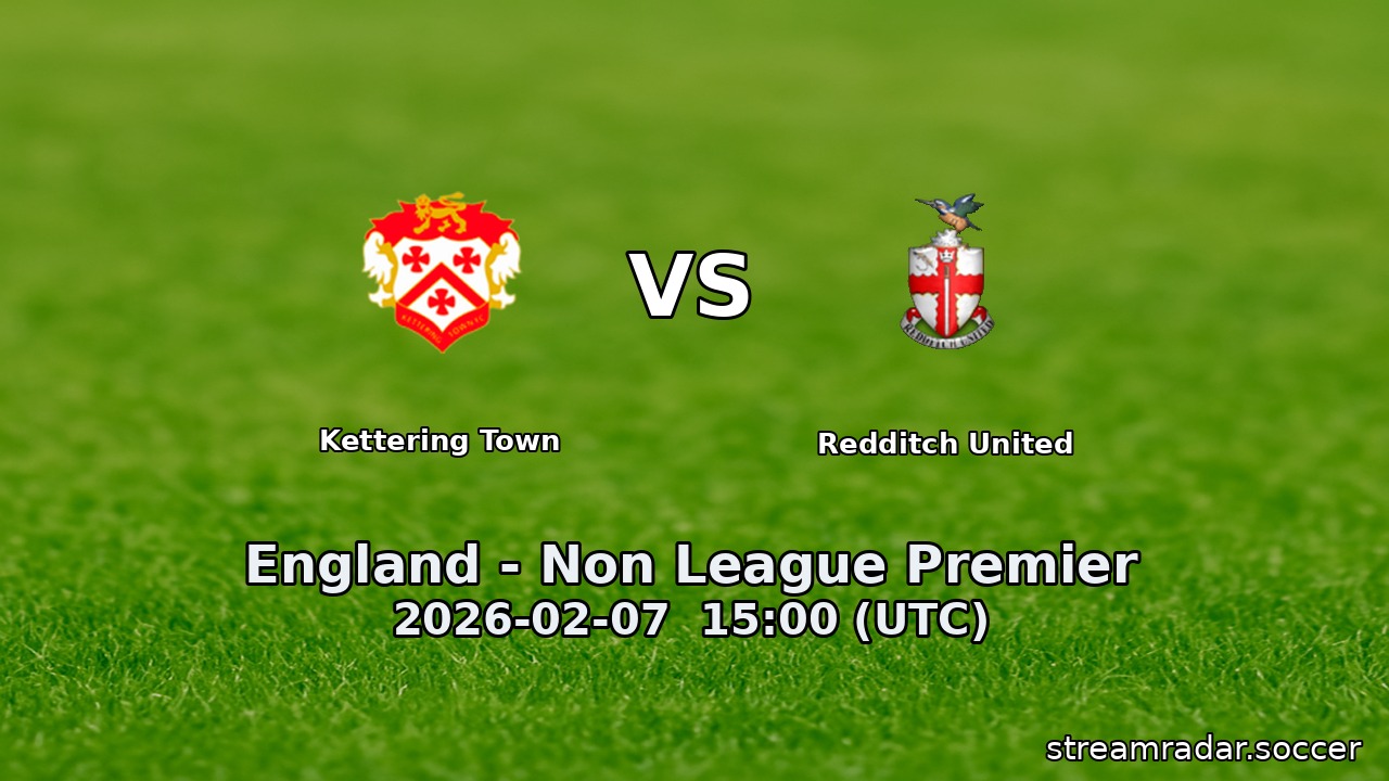 Kettering Town vs Redditch United