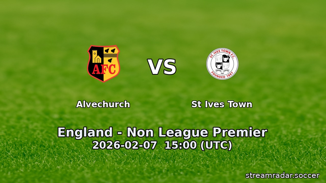 Alvechurch vs St Ives Town
