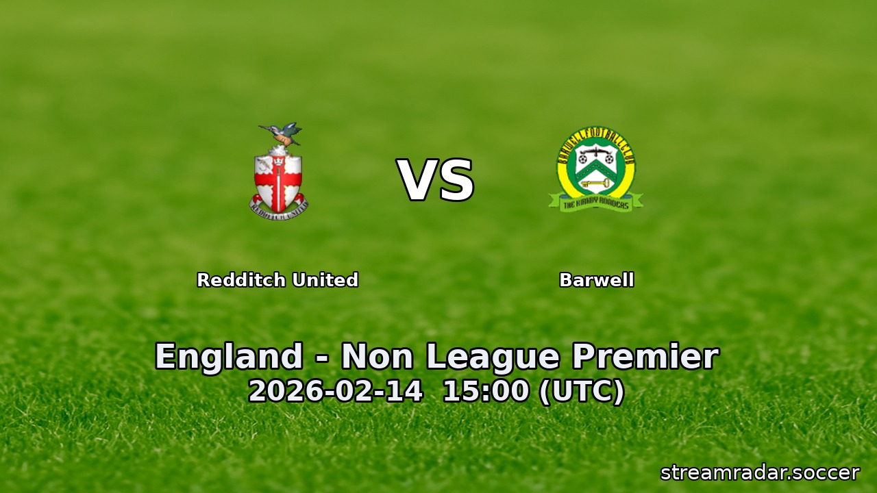 Redditch United vs Barwell