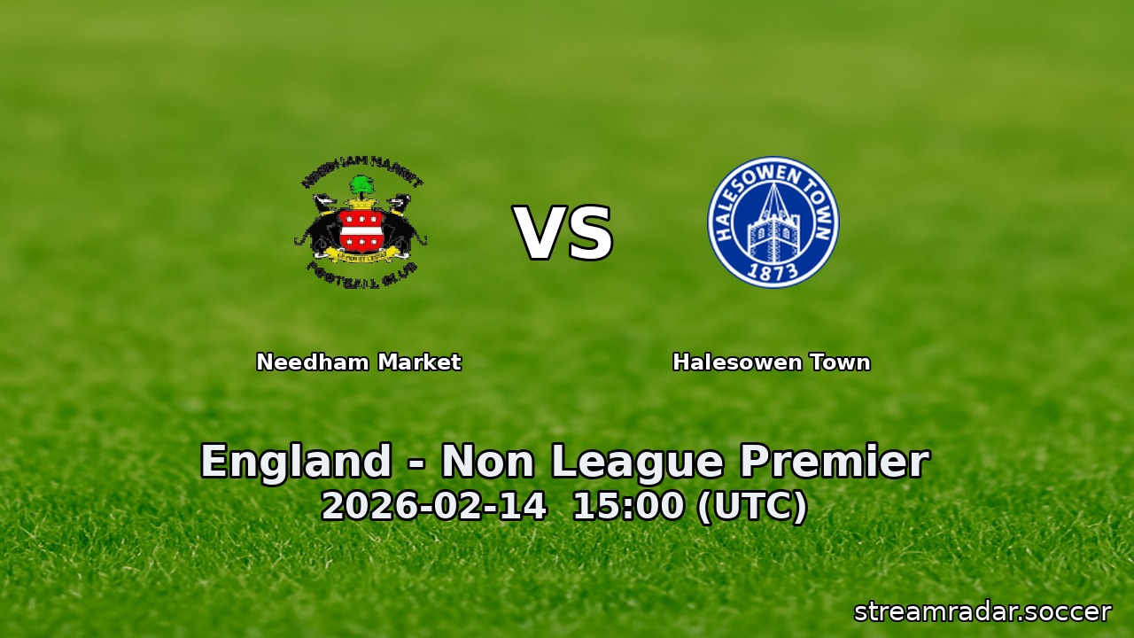 Needham Market vs Halesowen Town