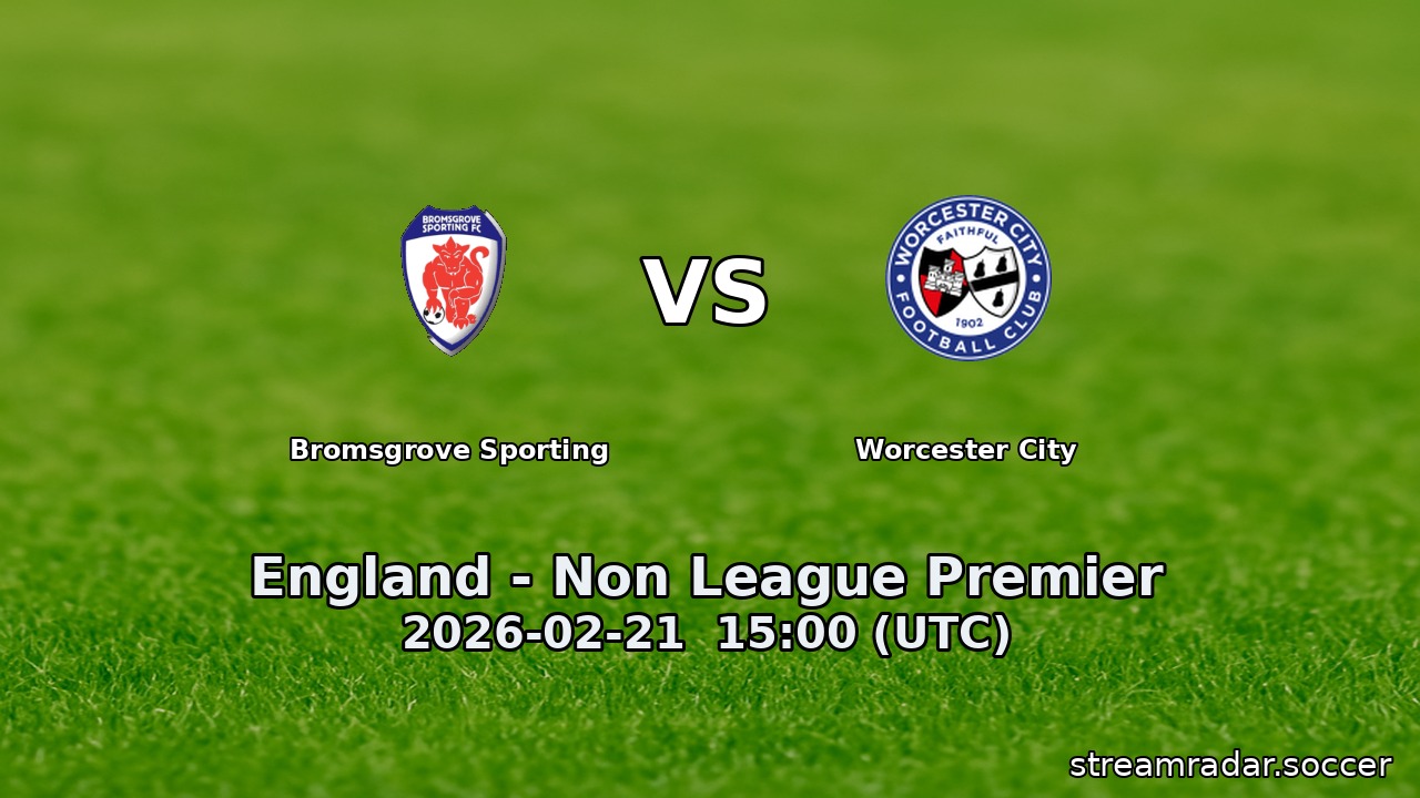 Bromsgrove Sporting vs Worcester City