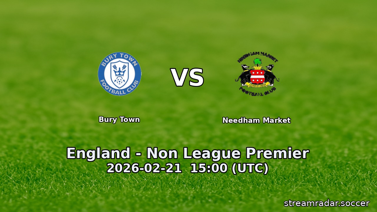 Bury Town vs Needham Market