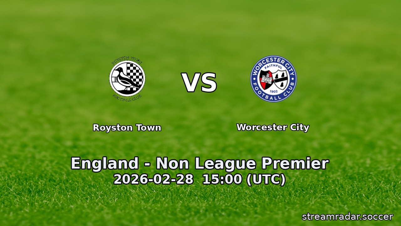 Royston Town vs Worcester City