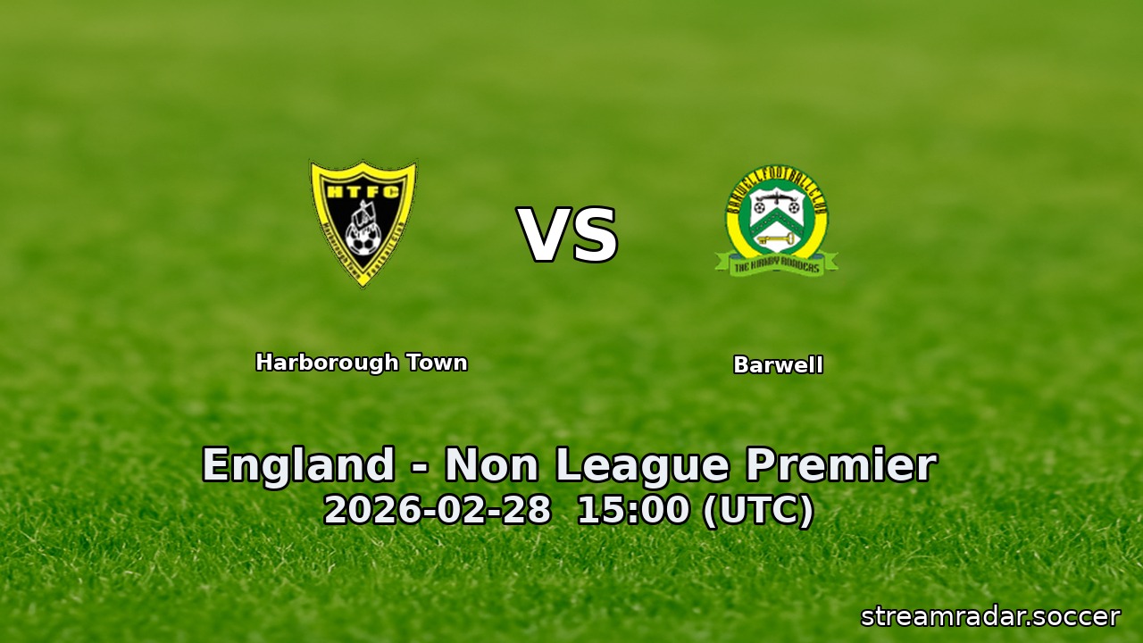Harborough Town vs Barwell