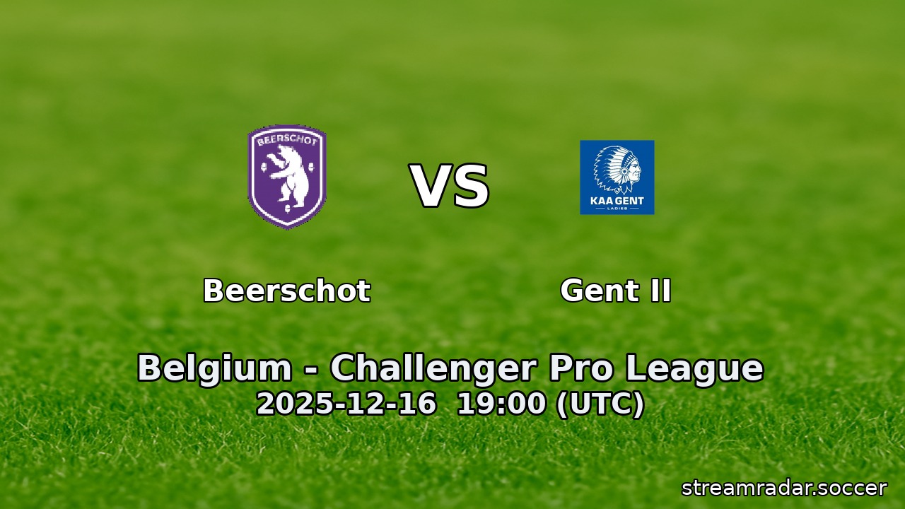 Beerschot vs Gent II