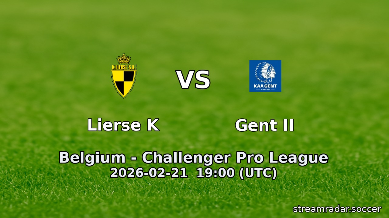 Lierse K vs Gent II