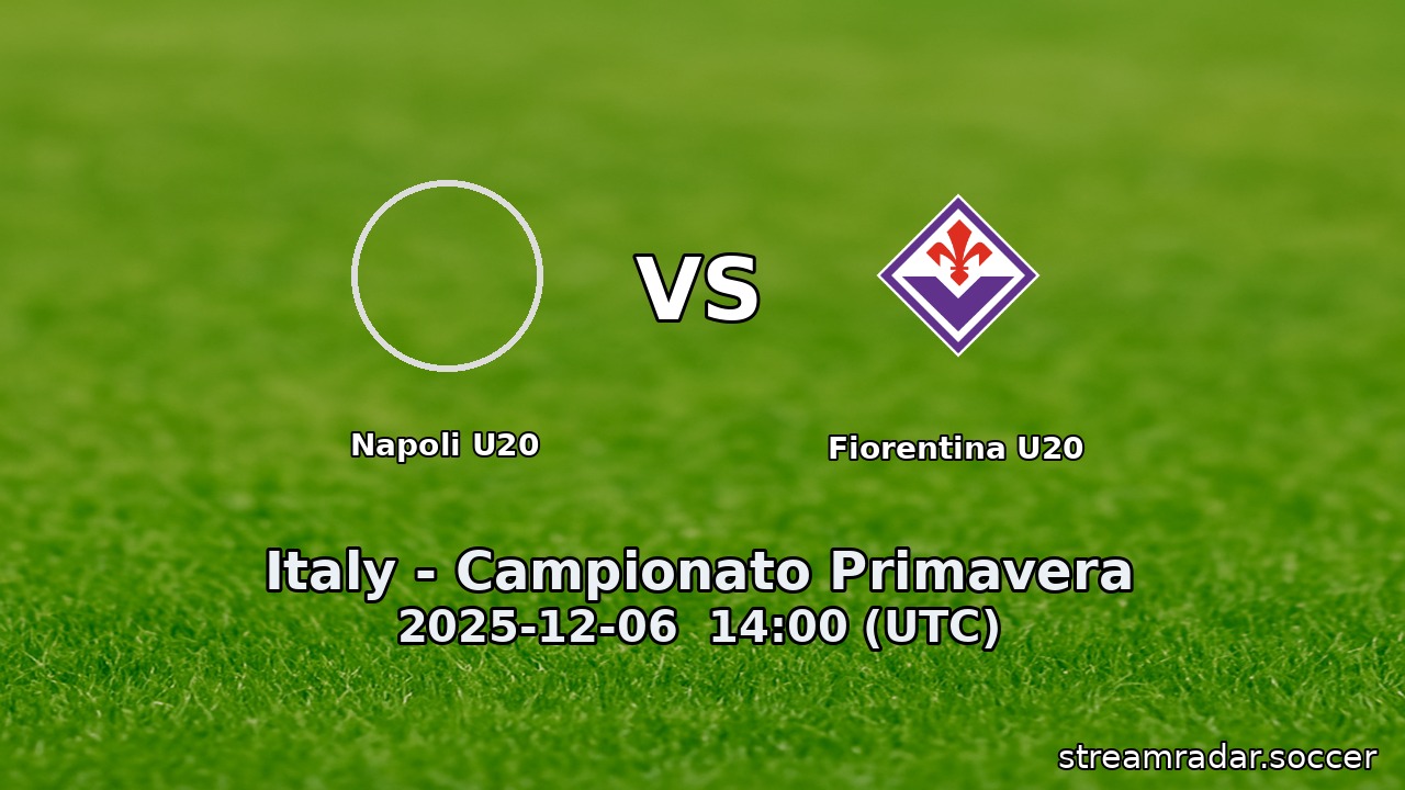 Napoli U20 vs Fiorentina U20