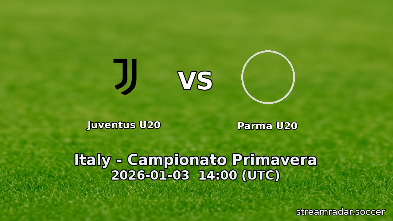 Juventus U20 vs Parma U20