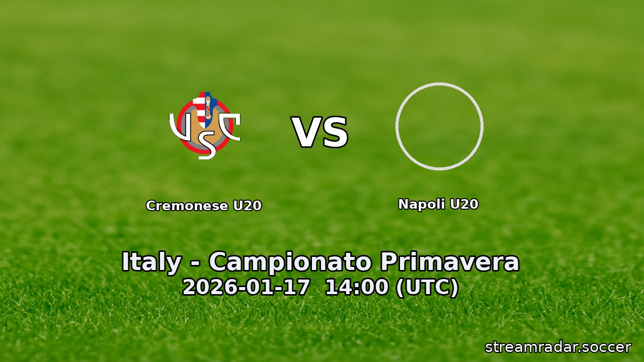 Cremonese U20 vs Napoli U20