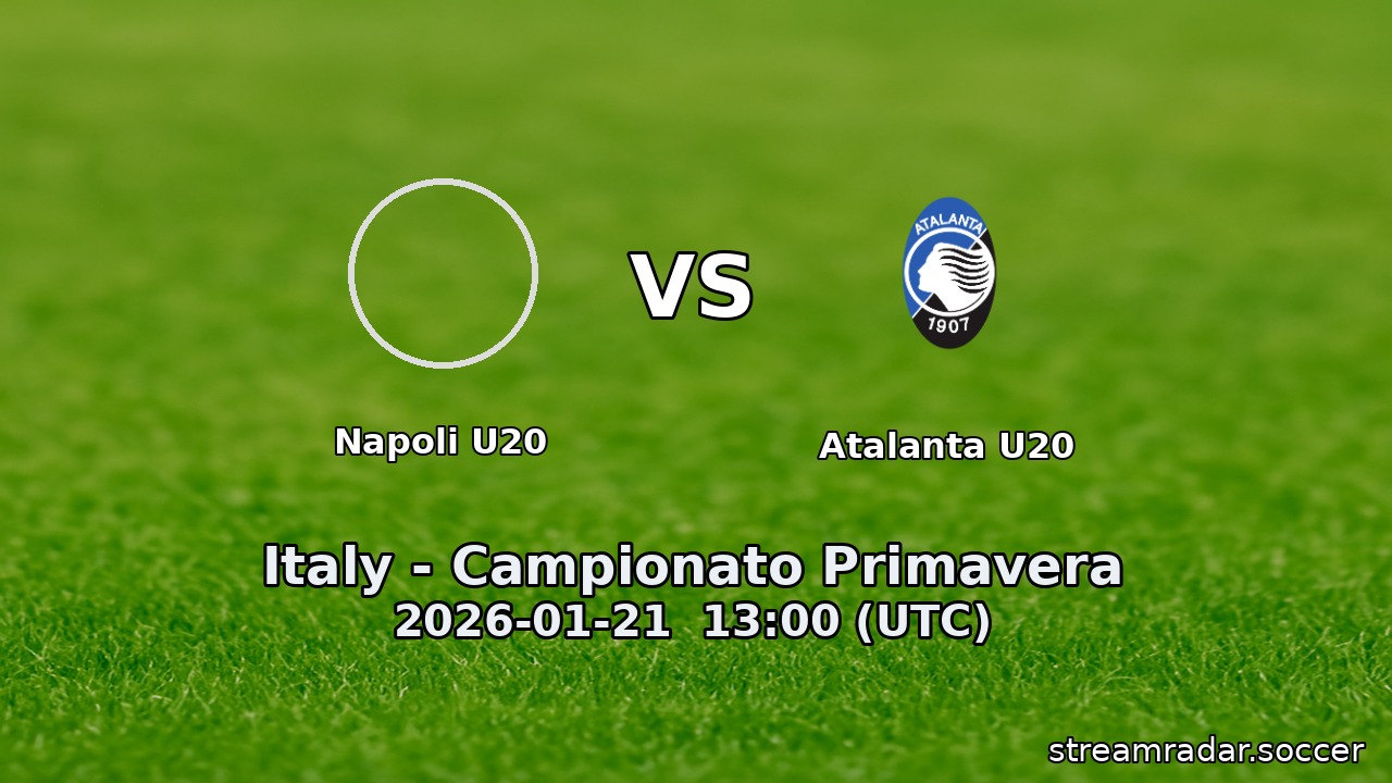Napoli U20 vs Atalanta U20