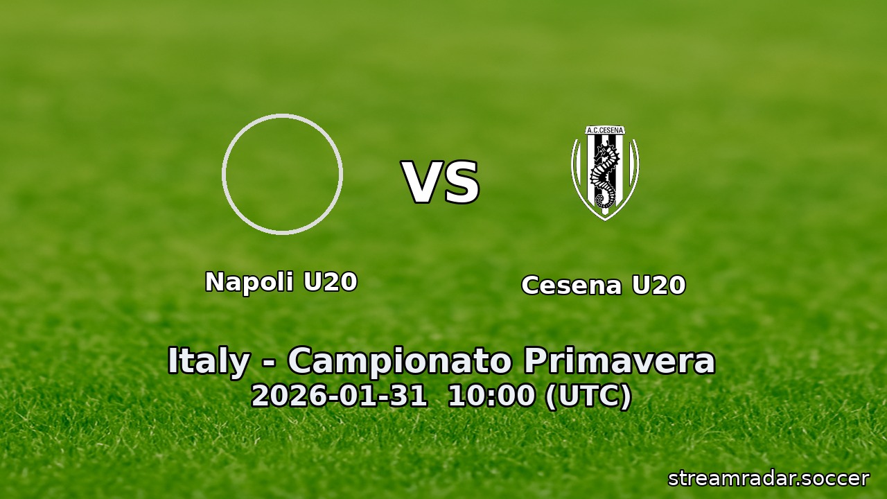 Napoli U20 vs Cesena U20