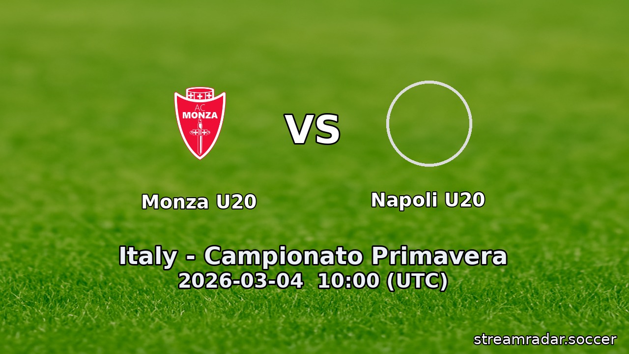 Monza U20 vs Napoli U20