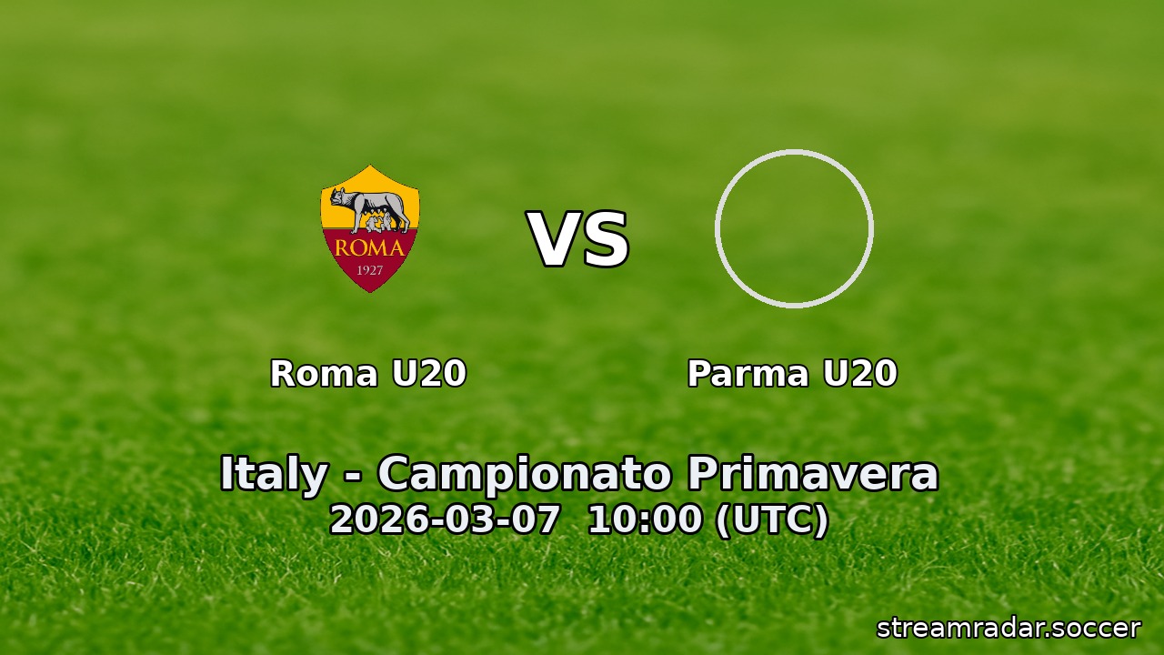 Roma U20 vs Parma U20