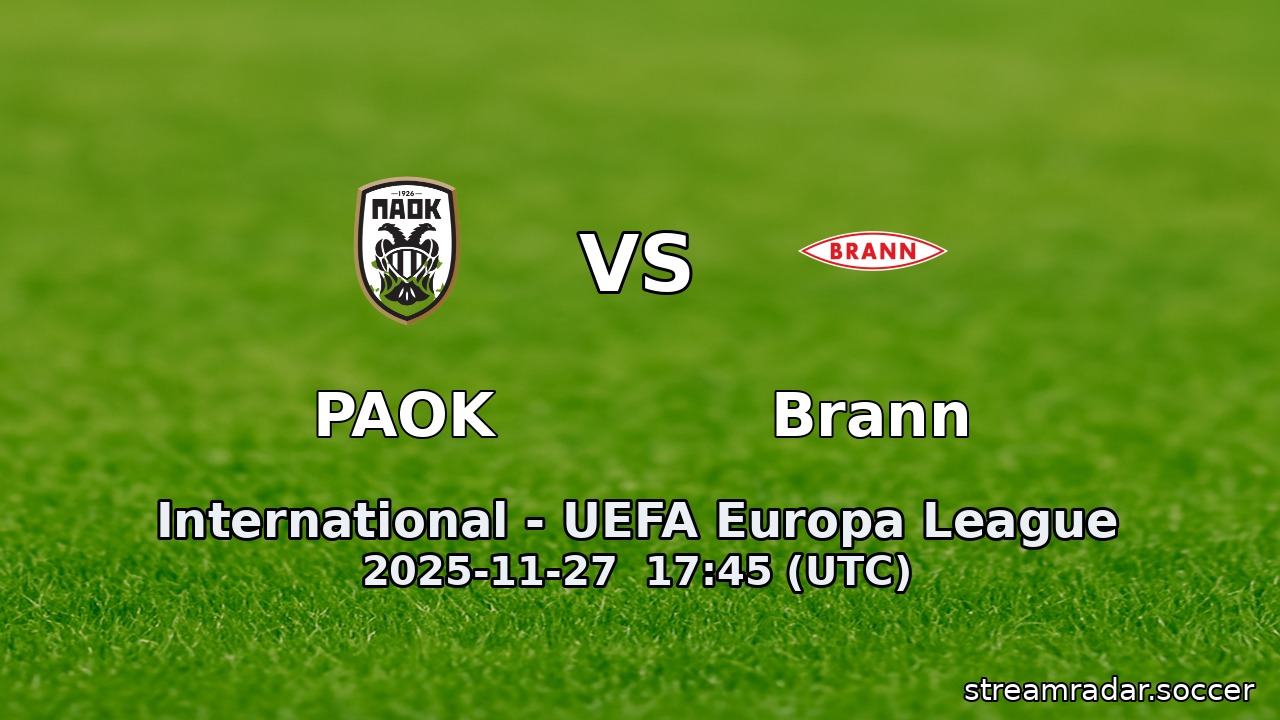 PAOK vs Brann