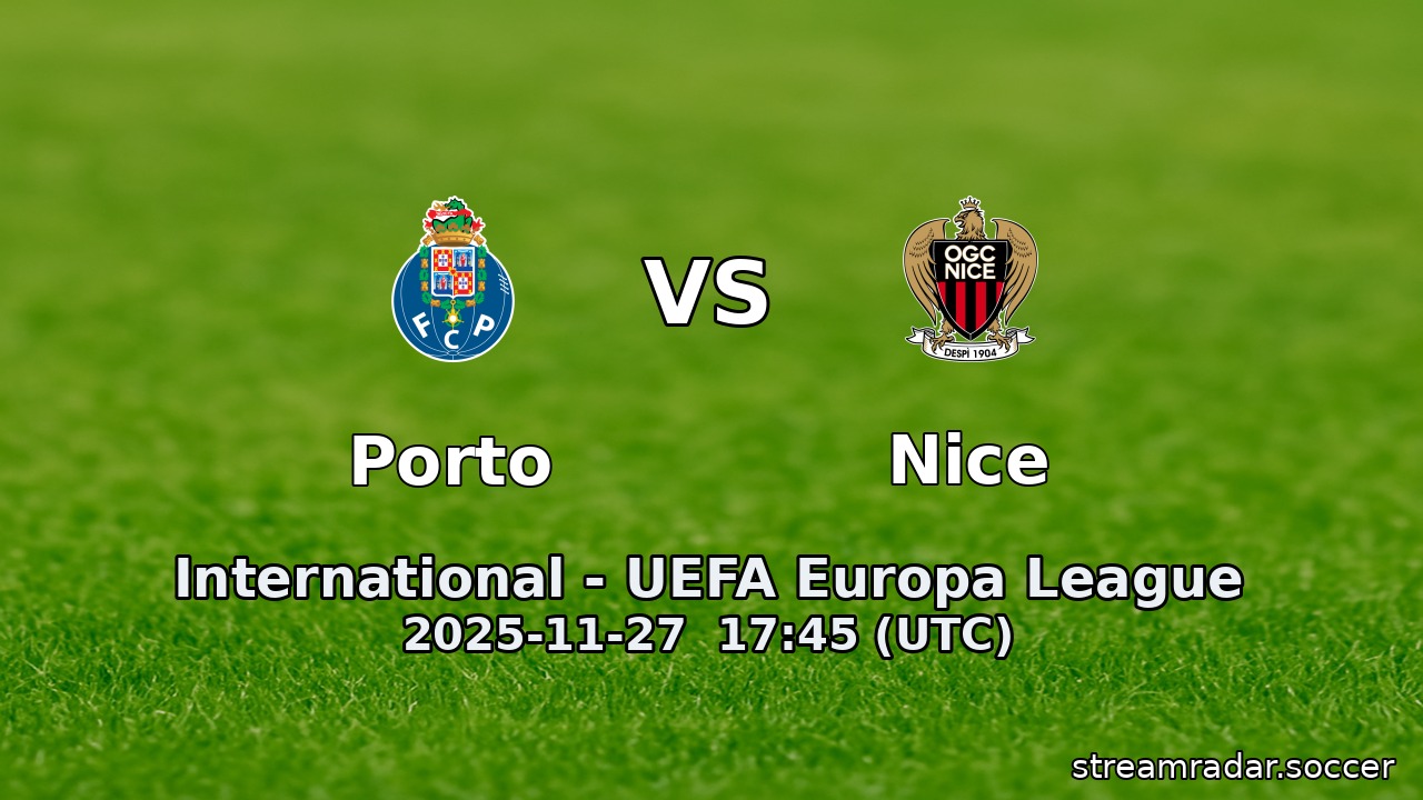 Porto vs Nice