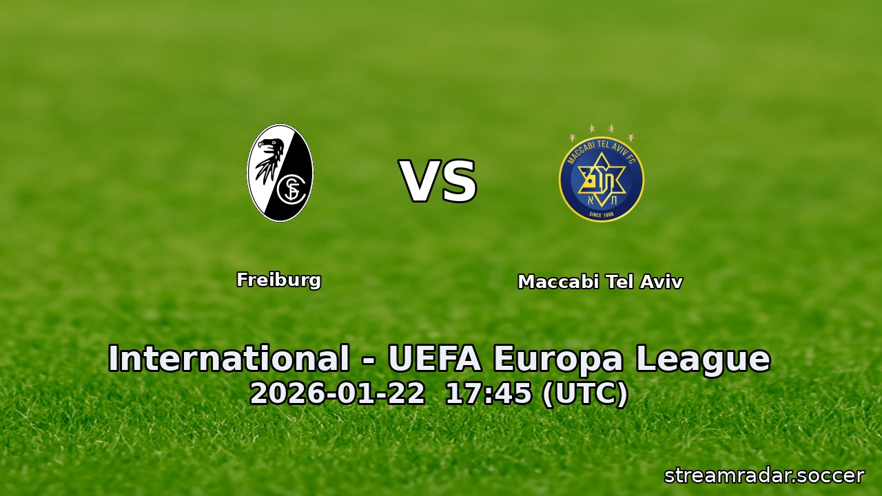 Freiburg vs Maccabi Tel Aviv