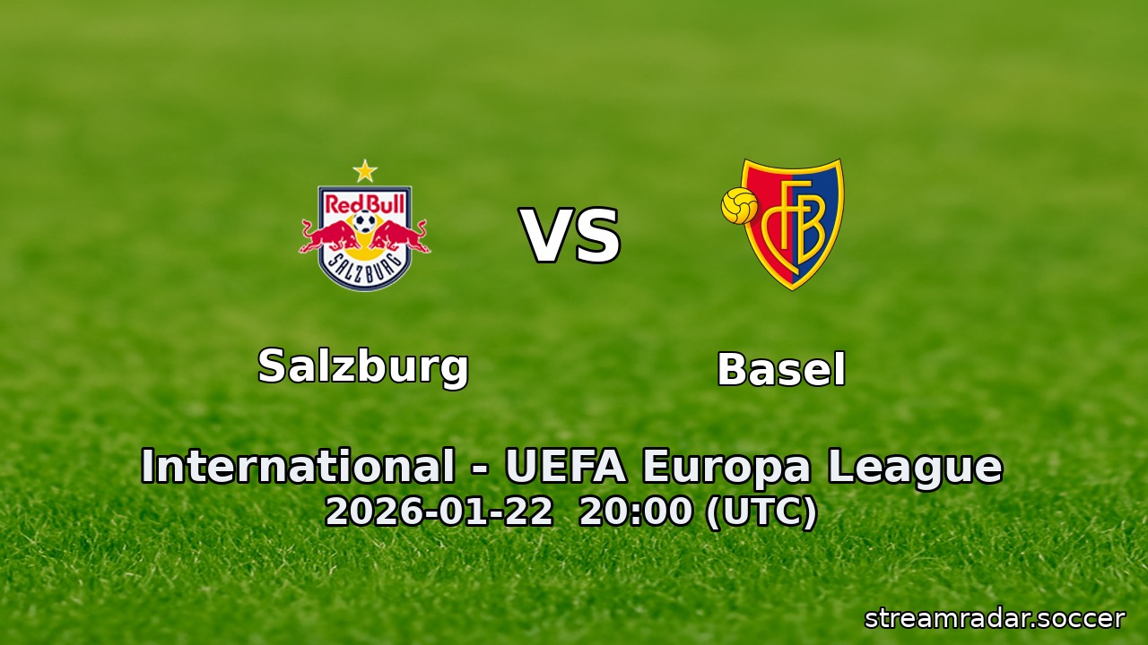 Salzburg vs Basel