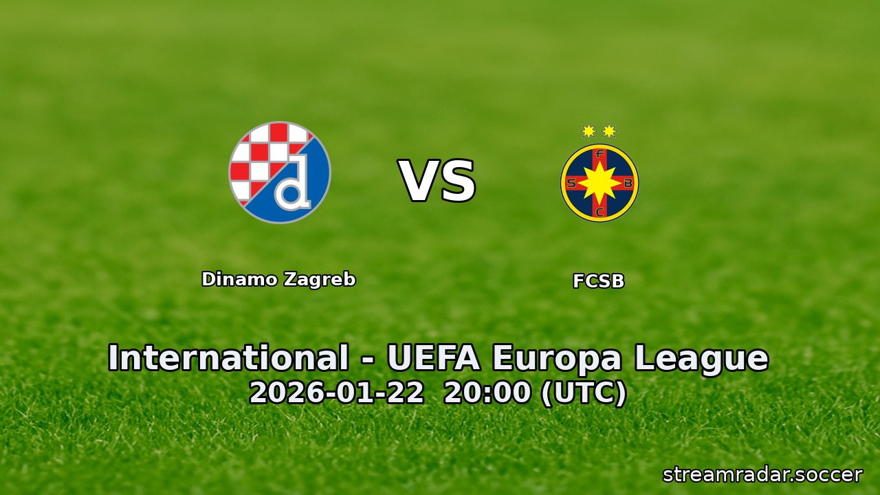 Dinamo Zagreb vs FCSB