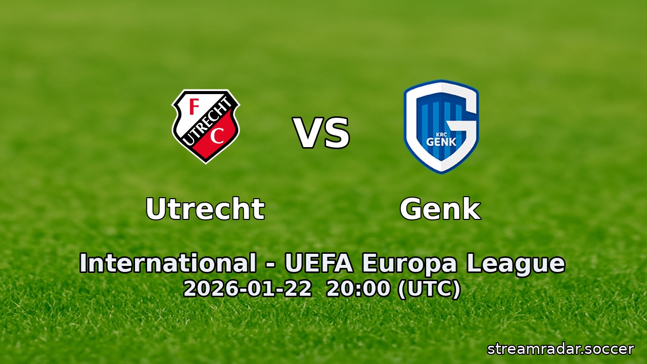 Utrecht vs Genk