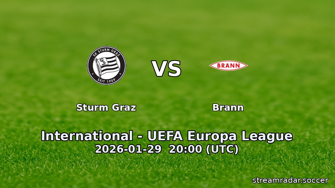 Sturm Graz vs Brann
