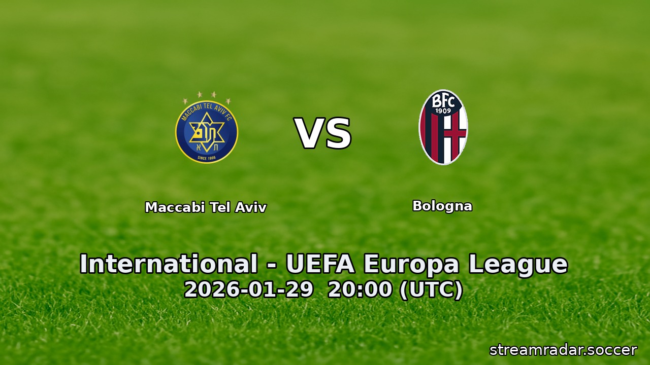 Maccabi Tel Aviv vs Bologna