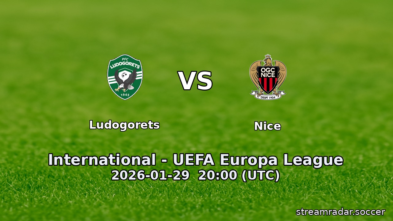 Ludogorets vs Nice