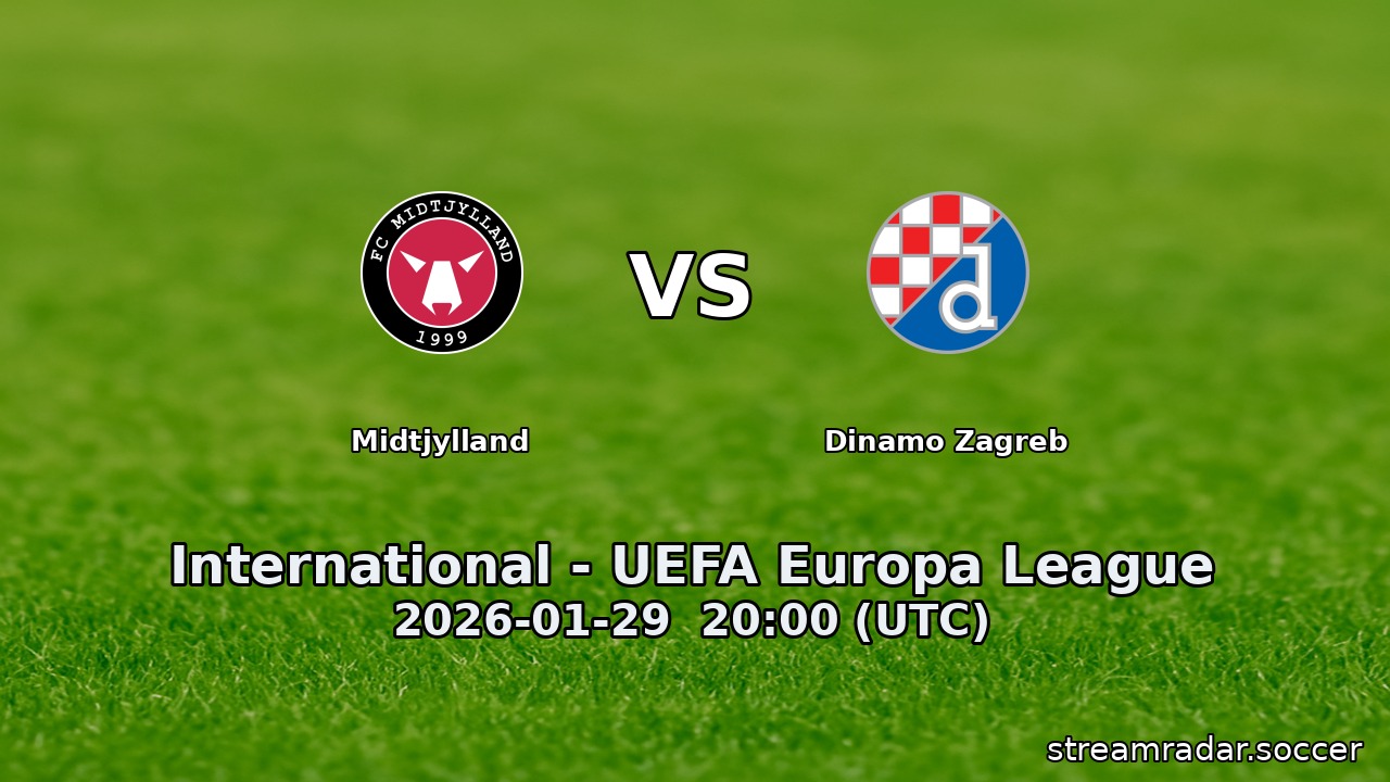 Midtjylland vs Dinamo Zagreb
