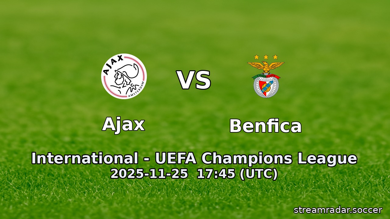 Ajax vs Benfica