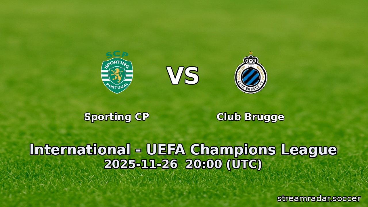 Sporting CP vs Club Brugge