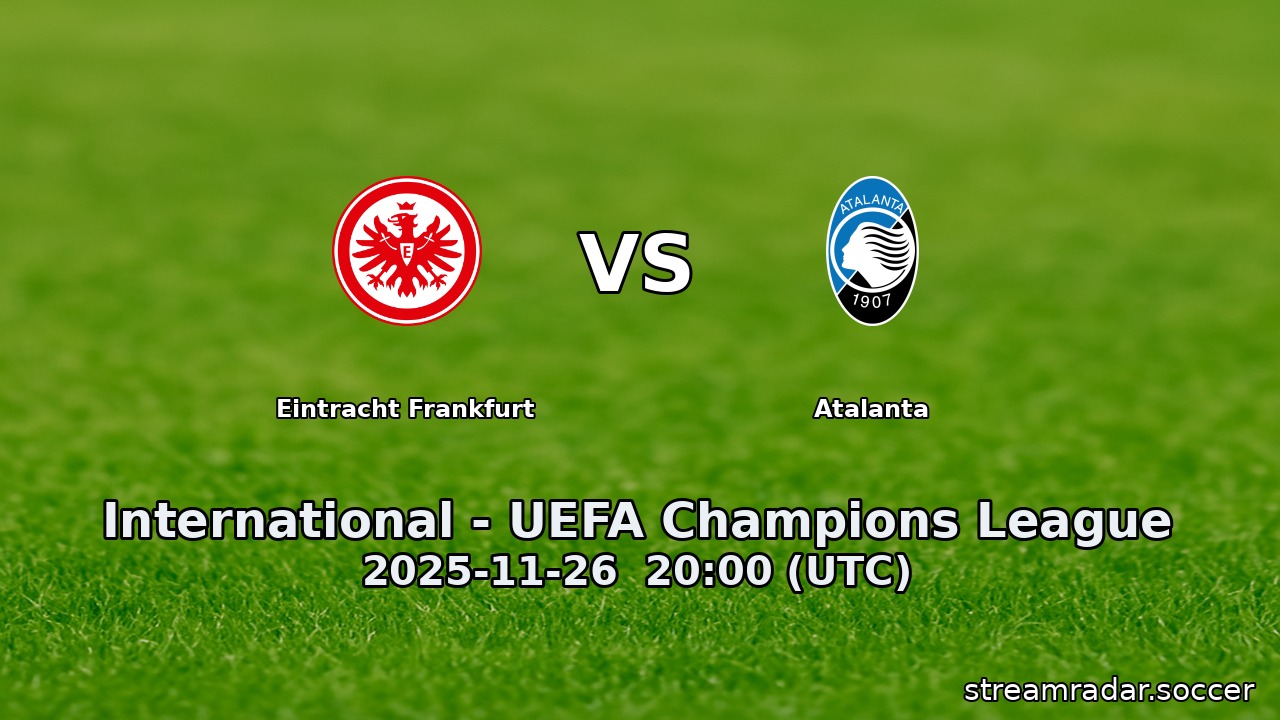 Eintracht Frankfurt vs Atalanta