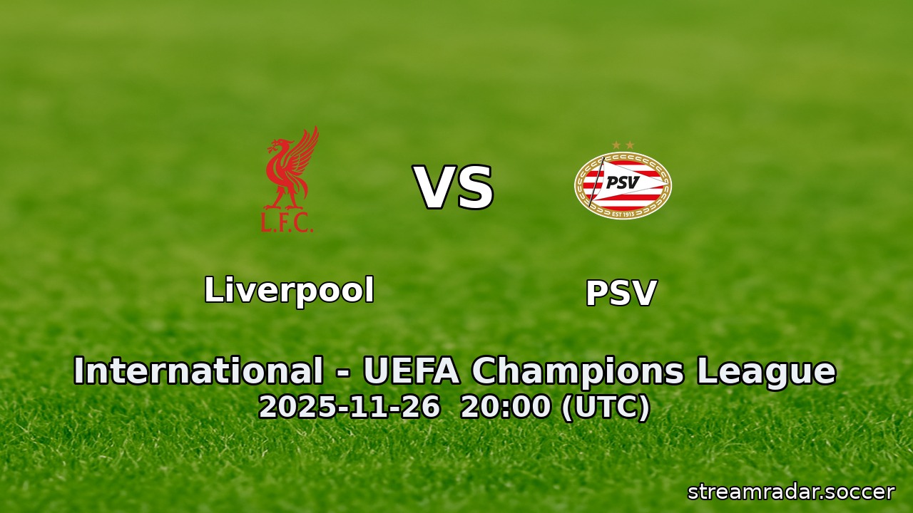 Liverpool vs PSV