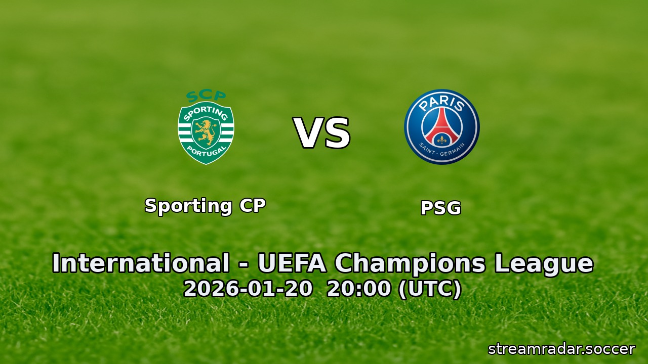 Sporting CP vs PSG