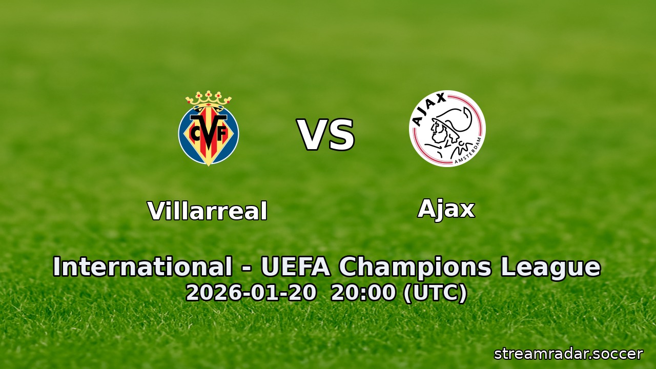 Villarreal vs Ajax