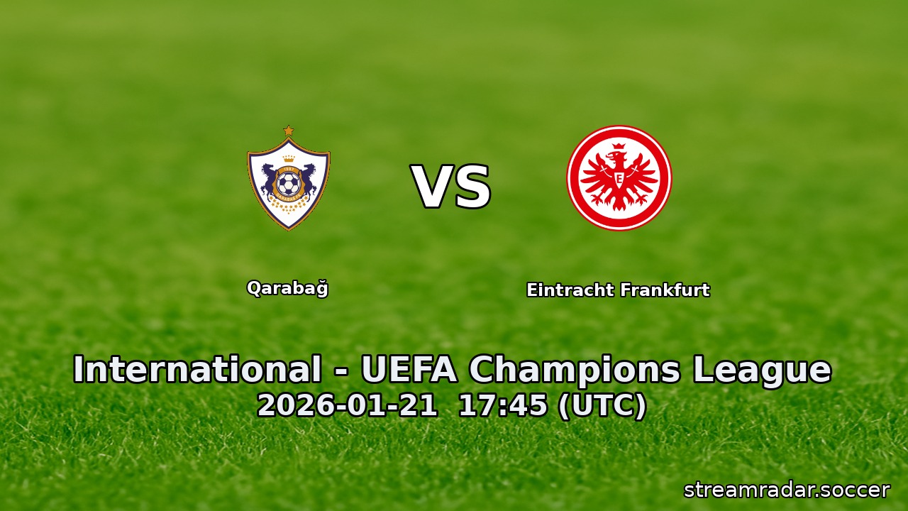 Qarabağ vs Eintracht Frankfurt