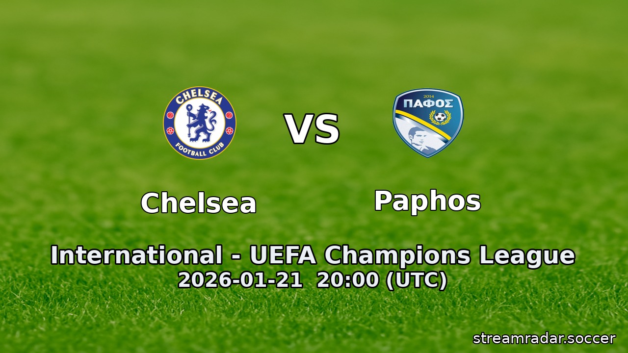 Chelsea vs Paphos
