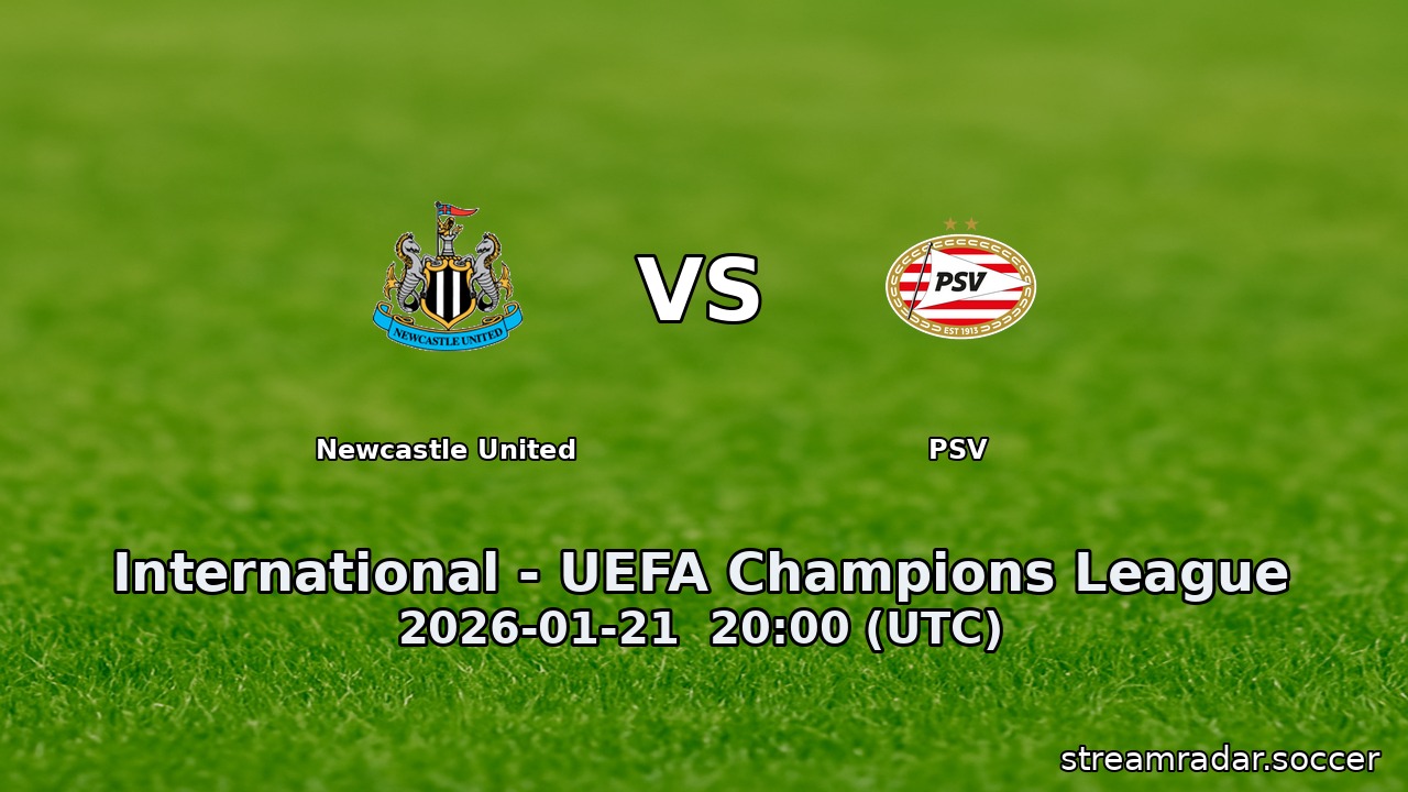 Newcastle United vs PSV
