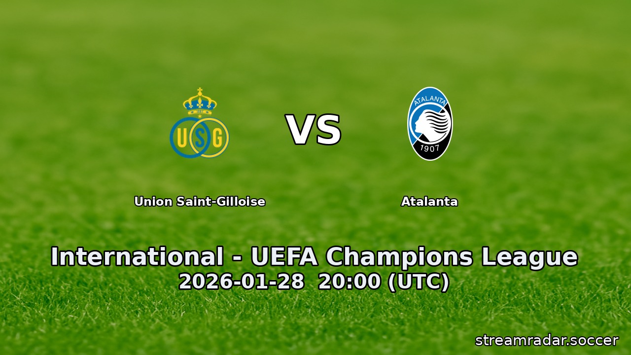 Union Saint-Gilloise vs Atalanta
