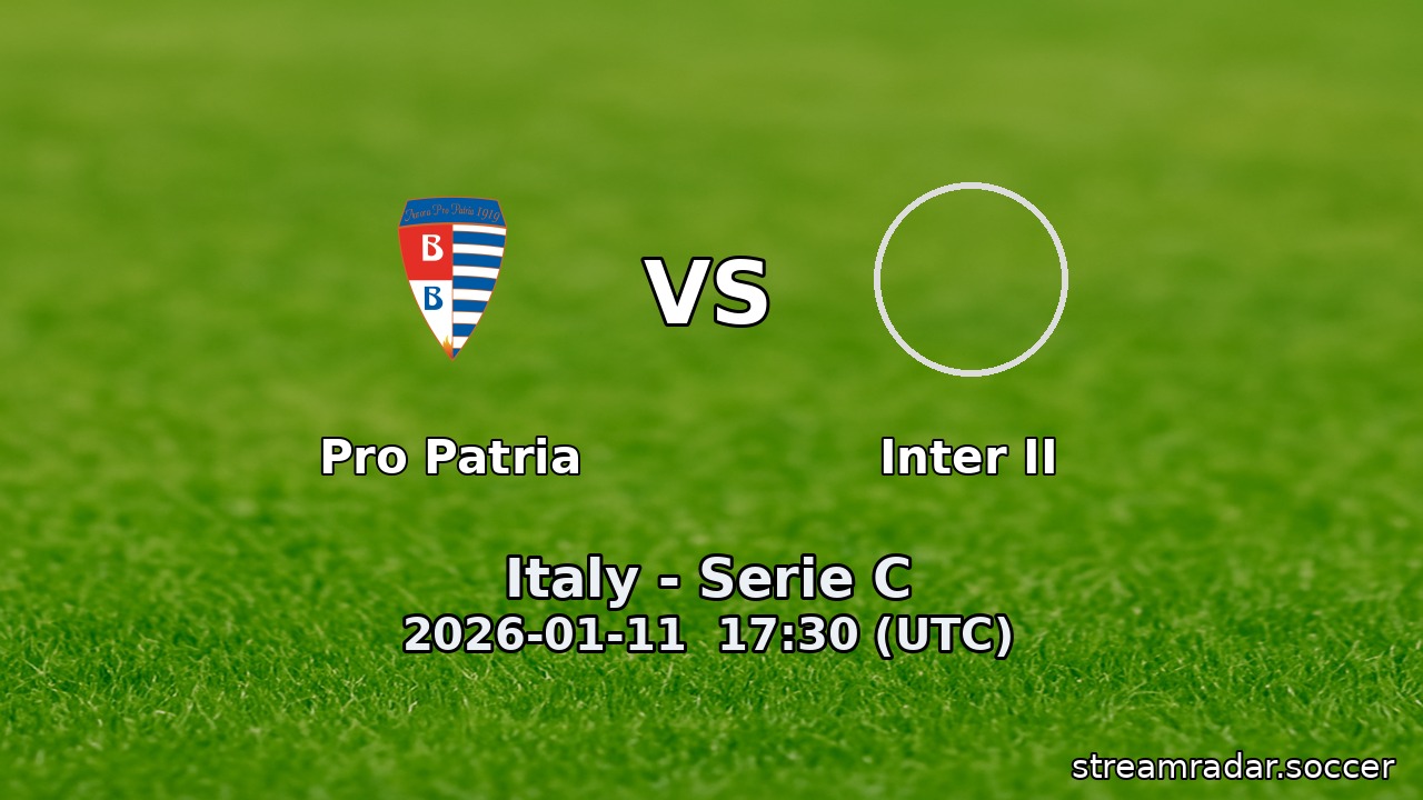 Pro Patria vs Inter II