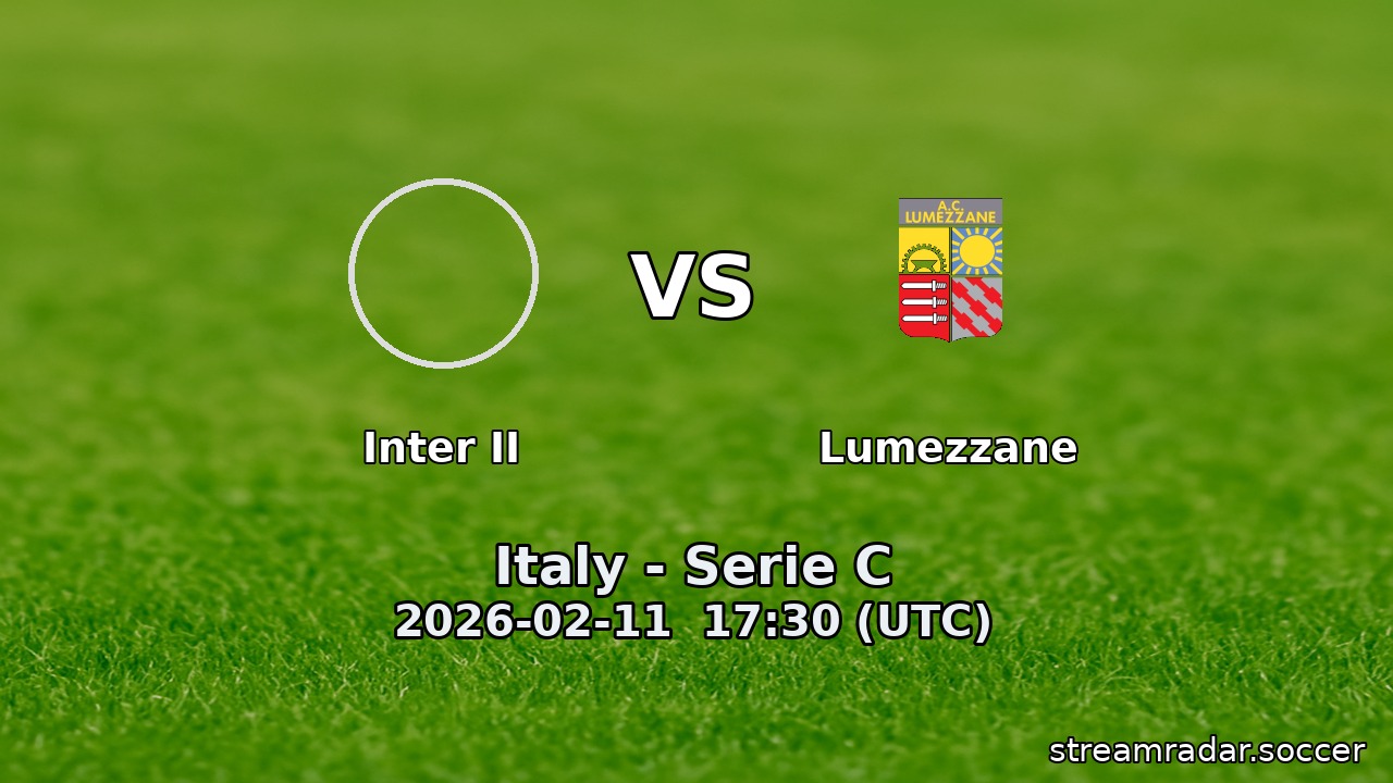Inter II vs Lumezzane