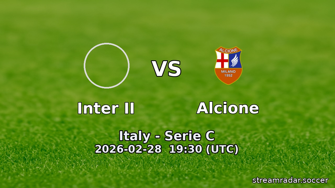 Inter II vs Alcione