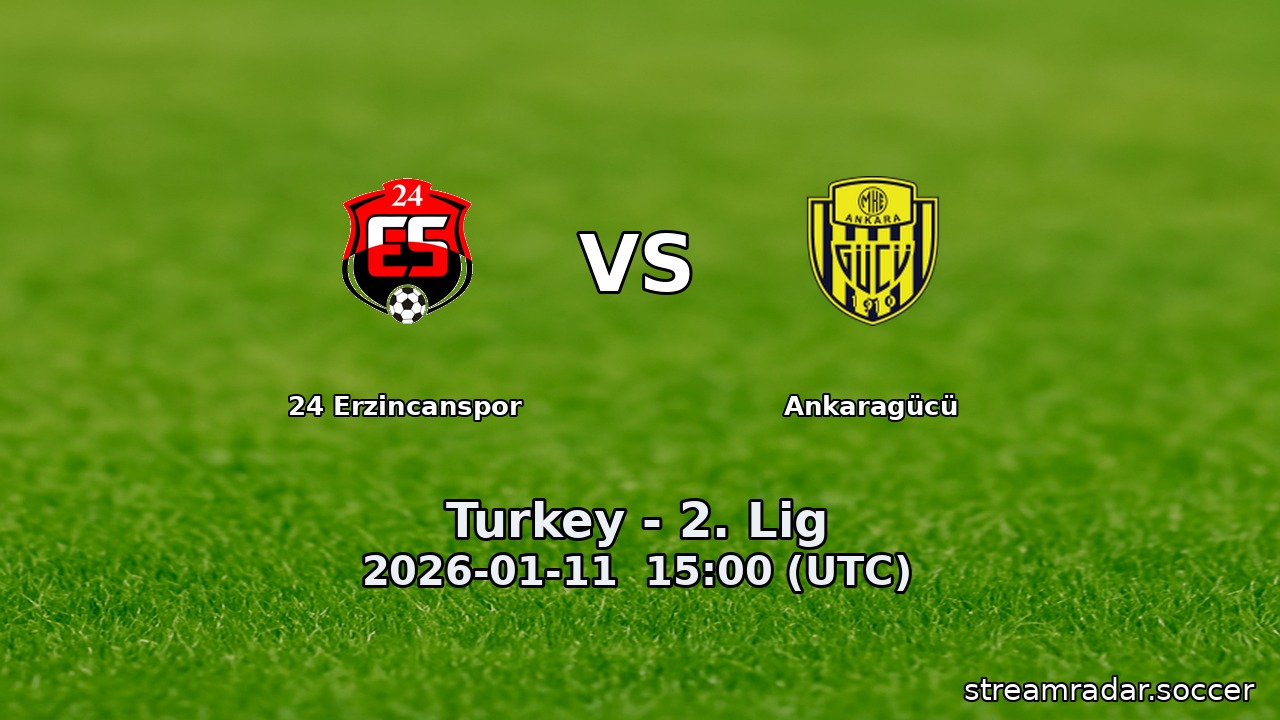 24 Erzincanspor vs Ankaragücü