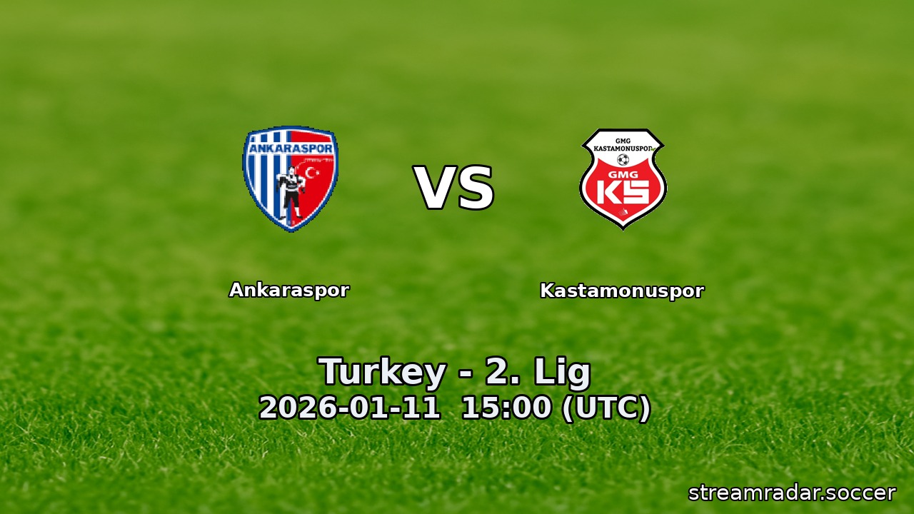 Ankaraspor vs Kastamonuspor