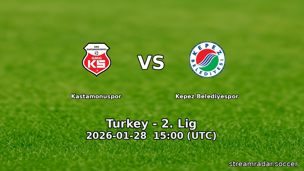 Kastamonuspor vs Kepez Belediyespor