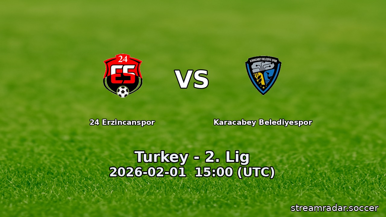 24 Erzincanspor vs Karacabey Belediyespor