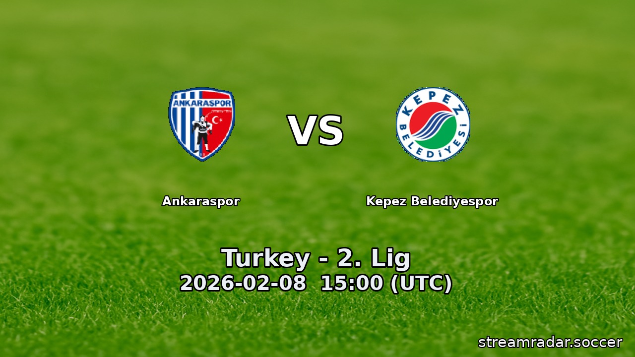 Ankaraspor vs Kepez Belediyespor