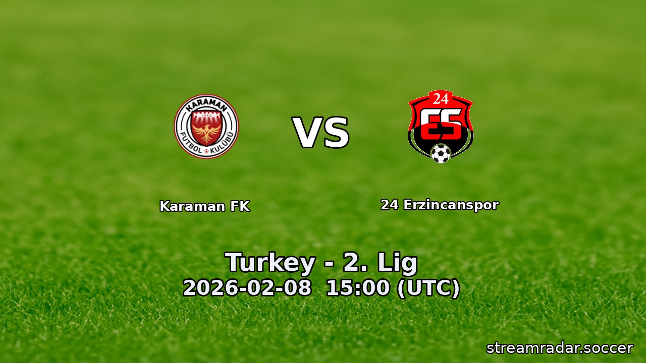 Karaman FK vs 24 Erzincanspor