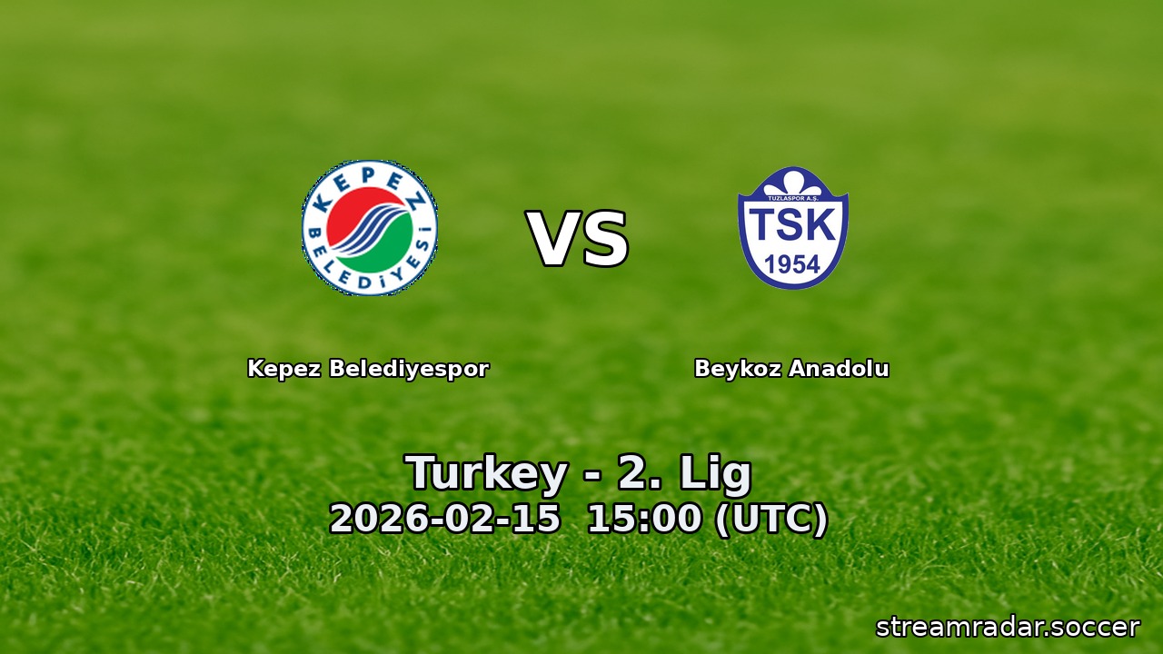 Kepez Belediyespor vs Beykoz Anadolu